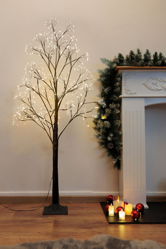 Stromček MagicHome Vianoce, plast, 504xLED teplá biela, 1.2 m 1