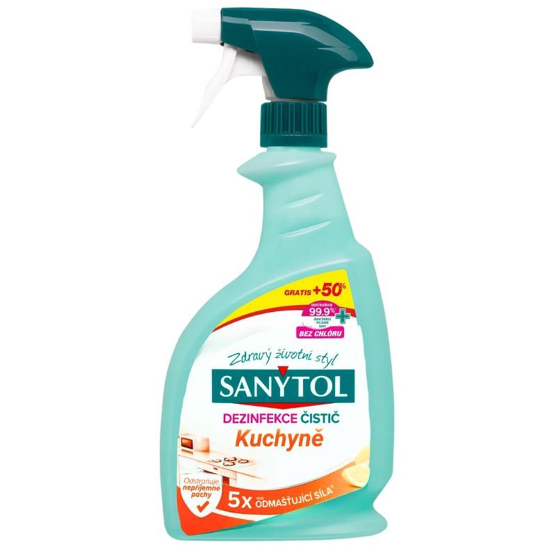 Sanytol dezinfekčný čistič Kuchyňa 500 ml – citrón