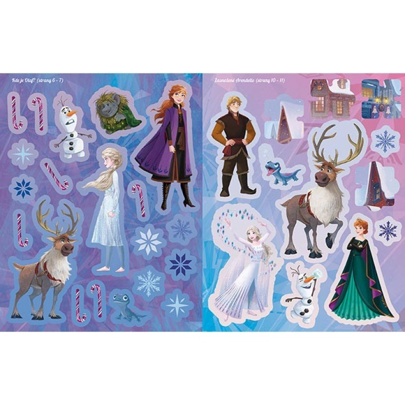 Samolepková knižka Vianoce v Ľadovom kráľovstve 2