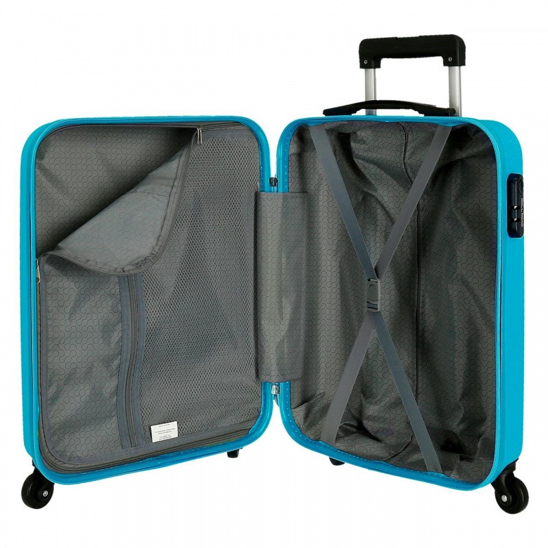 ROLL ROAD Flex Azul Claro, Sada ABS cestovných kufrov, 55-65cm, 584956A 9