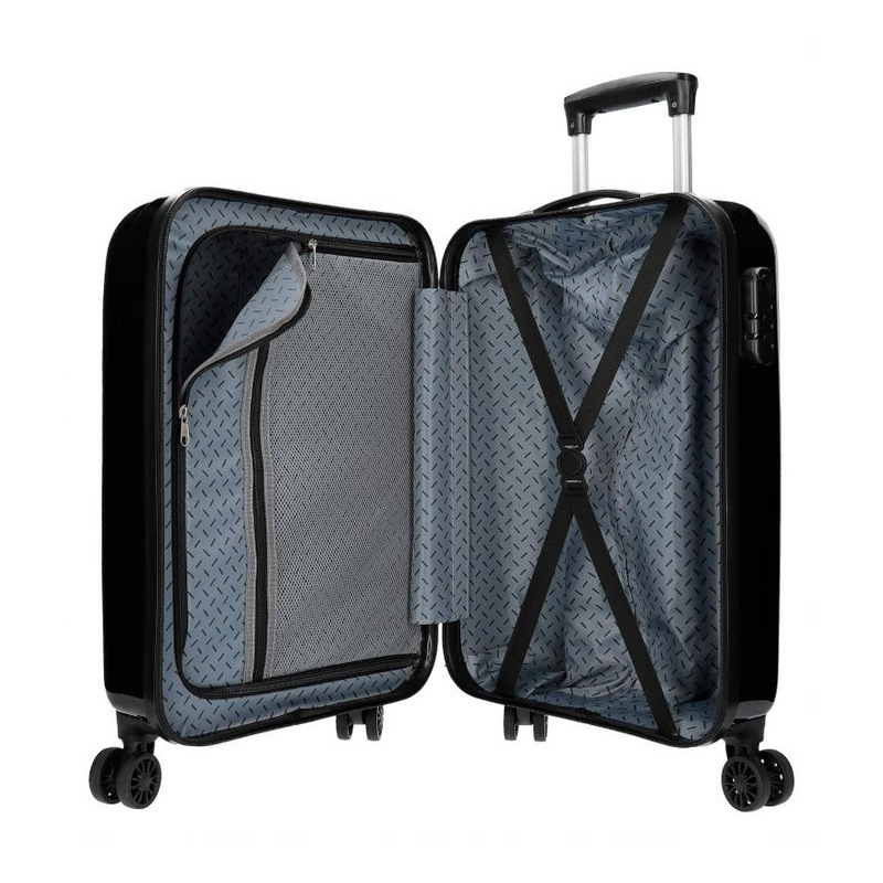 Luxusný ABS cestovný kufor SPIDERMAN Black, 55x38x20cm, 34L, 2411765 4