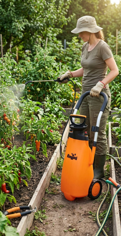 Postrekovač Kingjet WS 12 lit., na kolieskach 1