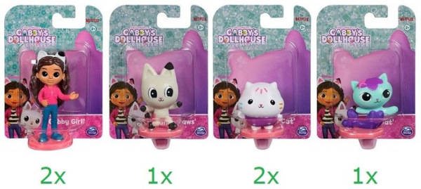 Gabbys Dollhouse figúrky - 4 druhy 7