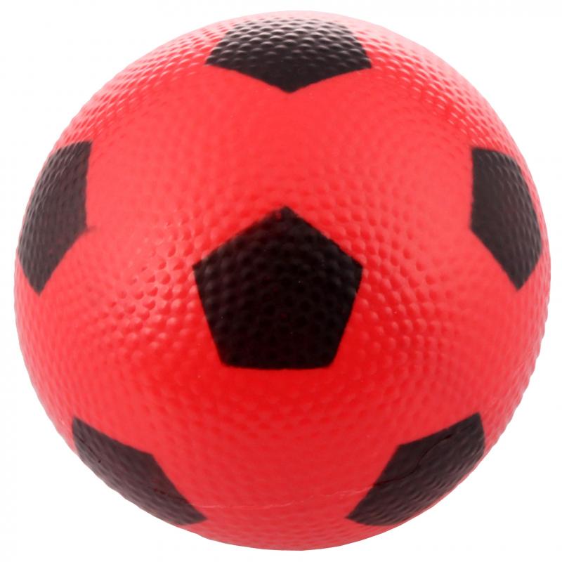 Teddies Lopta Fotbal gumová lopta červená