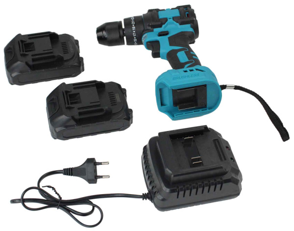 Akumulátorový vŕtací skrutkovač, 2x 2Ah batéria, 1x nabíjačka, 42Nm VASKO 5