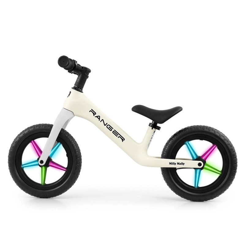 Detský balančný bicykel Milly Mally Ranger Flash White 3