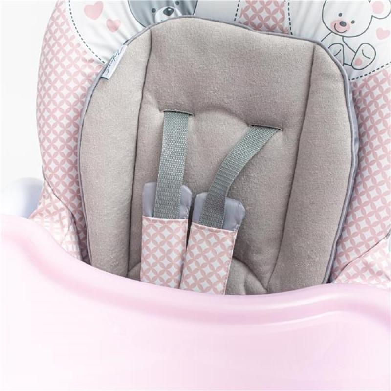 BAZÁRIK Jedálenská stolička Baby Mix Infant pink