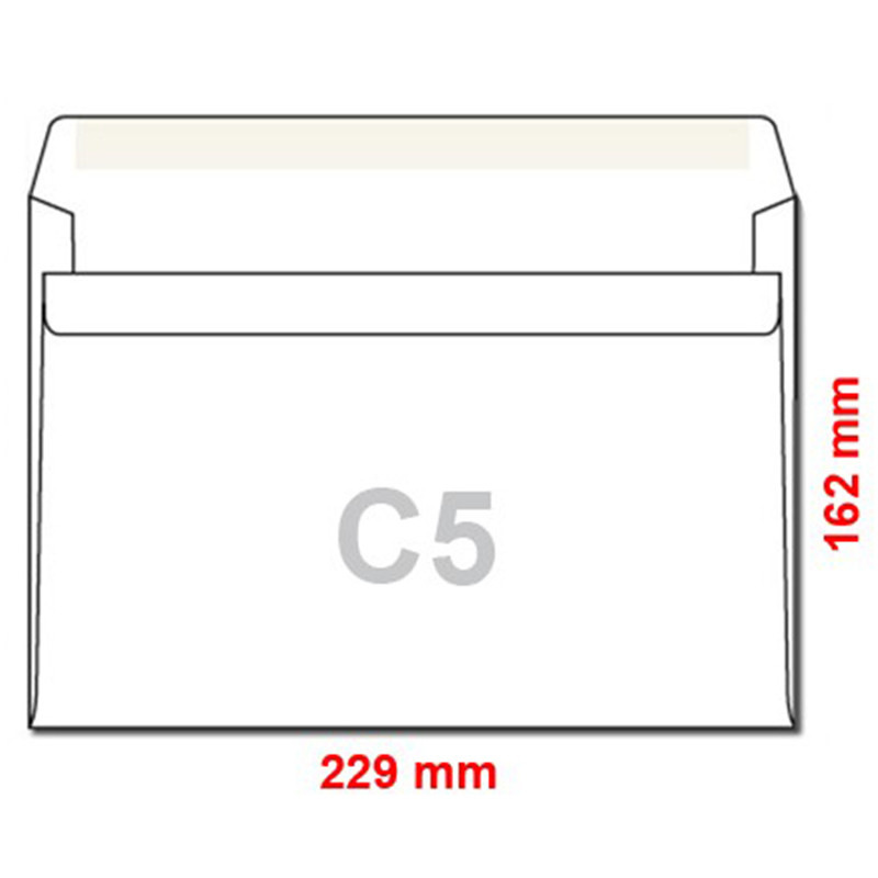 Samolepiace obálky C5, 25ks