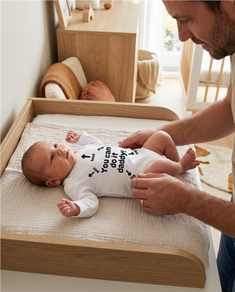 Detské body s potlačou New Baby You can do it daddy! 86 (12-18m) 3