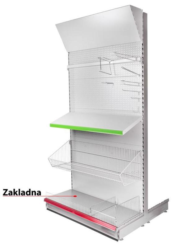 Základňa Racks H08 950x470x0.8 mm *M*