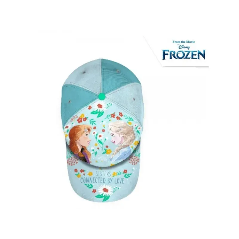 KIDS LICENSING Dievčenská bavlnená šiltovka DISNEY FROZEN / 52cm, D06633