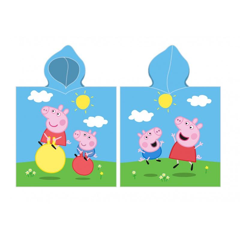 CARBOTEX Bavlnené pončo 55/110cm Peppa Pig, PP223022