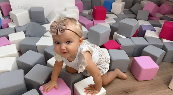 Penové kocky-sada 45 veľkých penových kociek Pyramída uni 2