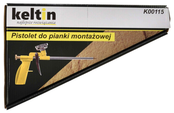 Pištoľ na montážnu penu kovová, KELTIN 4