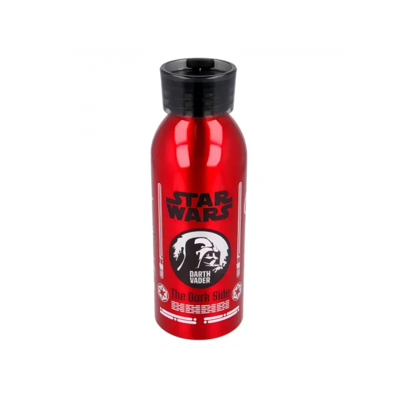 STOR Hliníková fľaša so silikónovým pútkom STAR WARS, 510ml, 51724