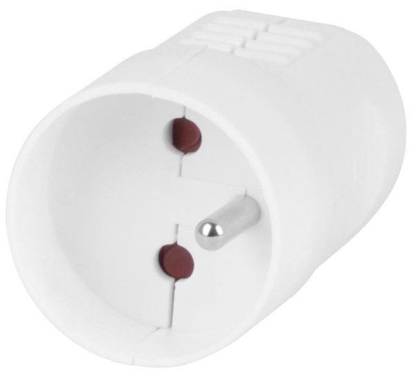 Zásuvka EMOS P0045, IP20, plast, biela, na predlžovací kábel
