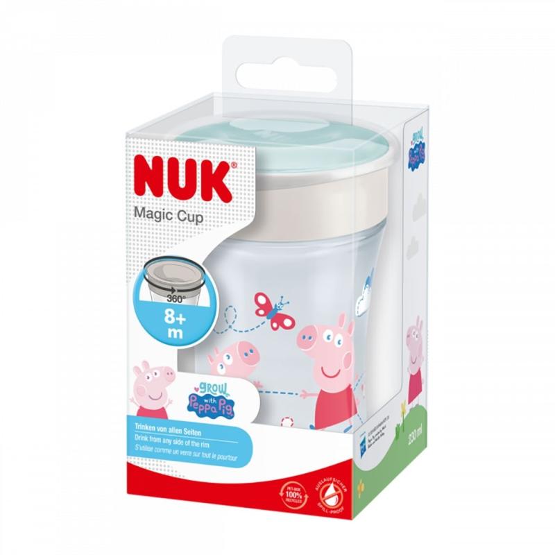 Detský hrnček Magic NUK Cup Peppa Pig (8+ m.) 360 °