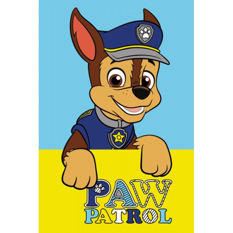 Detský uterák 30/50cm Paw Patrol Chase, PAW223062