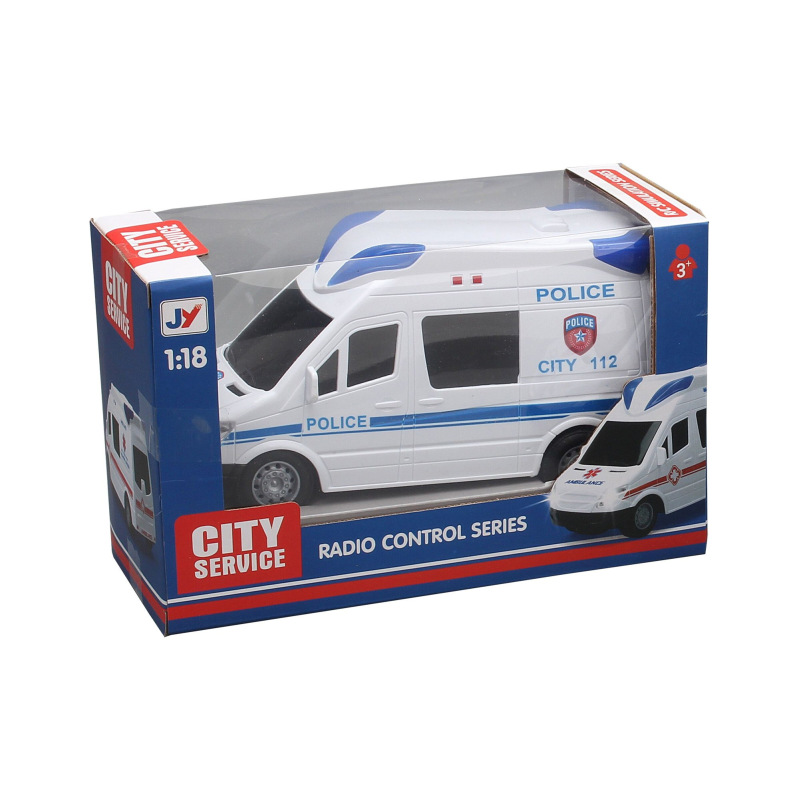 Auto policajné na diaľkové ovládanie 3
