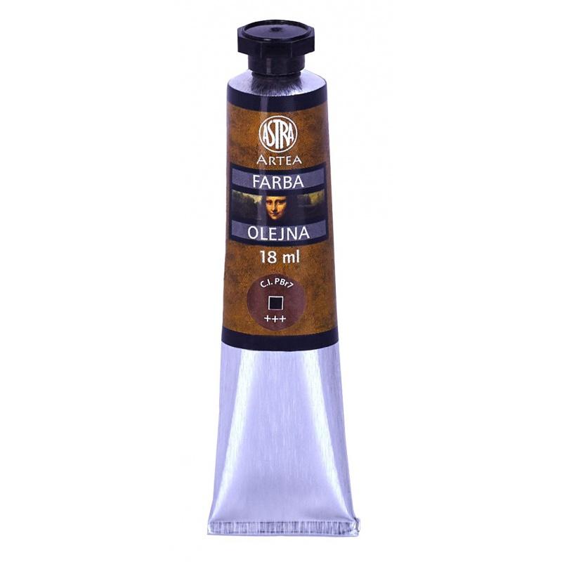 ASTRA ARTEA Olejová farba Profi 18ml,Burnt Umber / Hnedá Spálená, 83410968