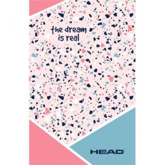 HEAD Pink Terrazzo, Poznámkový blok B5, štvorčekový (5x5mm),160 listov, 101020001