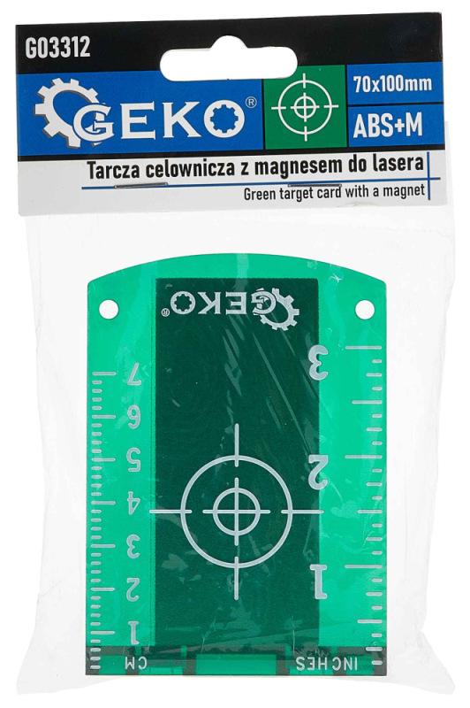 Magnetický terč zelený pre laser, GEKO 5