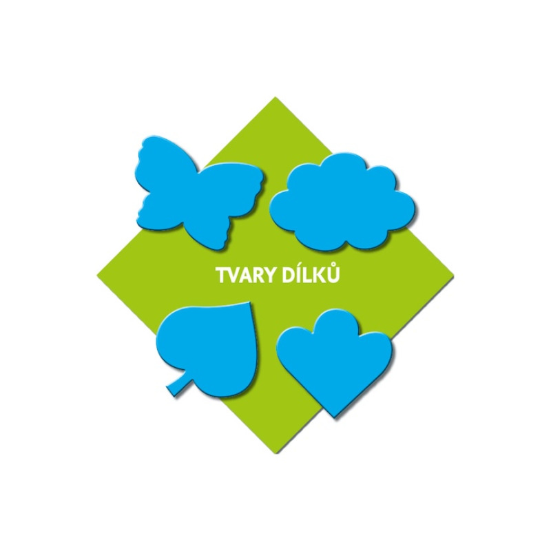 Krtko Záhradník - 12 dielikov, tvarované 1