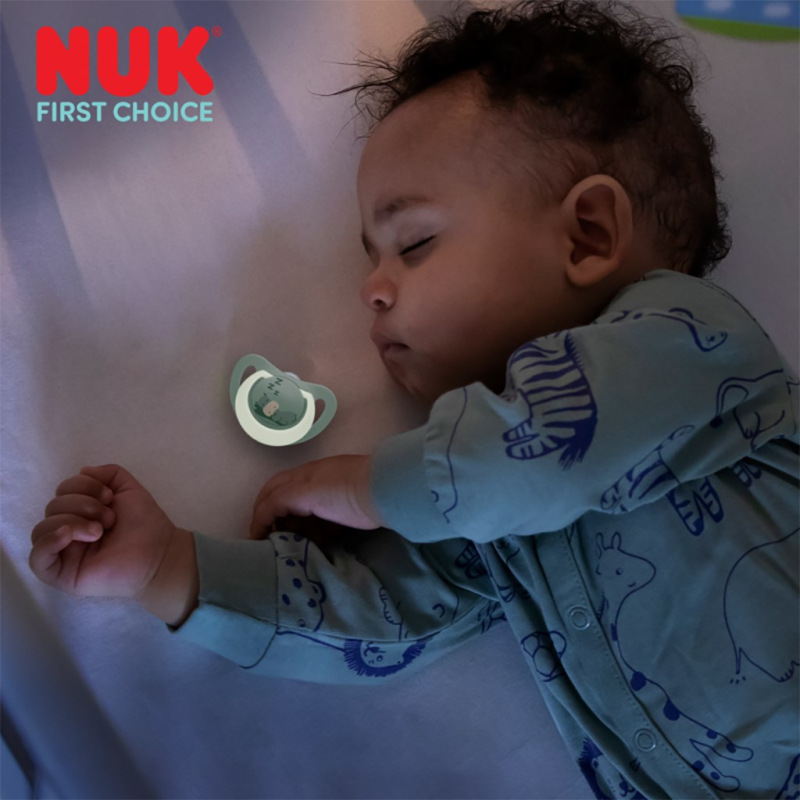 Cumlík NUK First Choice Night 0-6m 2 ks Hippo/Koala 0-6 m 2