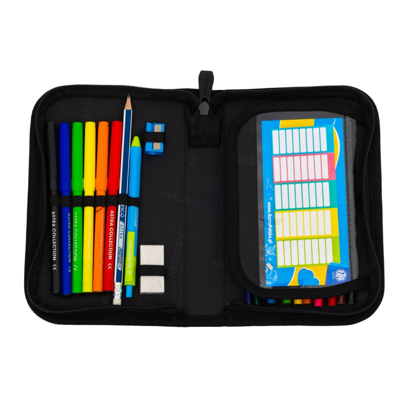 Vyklápací peračník s náplňou AstraBAG DARK PIXEL, AC11, 503025017 4