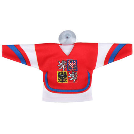 Replika ČR new minidres hokejový červená