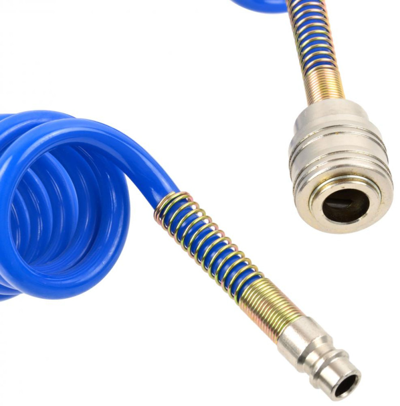 Hadica špirálová s rýchlospojkami STOP PU 5/8 mm 20 m, GEKO 2