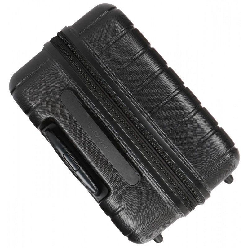 MOVOM Wood Black, Škrupinový cestovný kufor, 65x45x28cm, 68L, 5319261 (medium exp.) 6