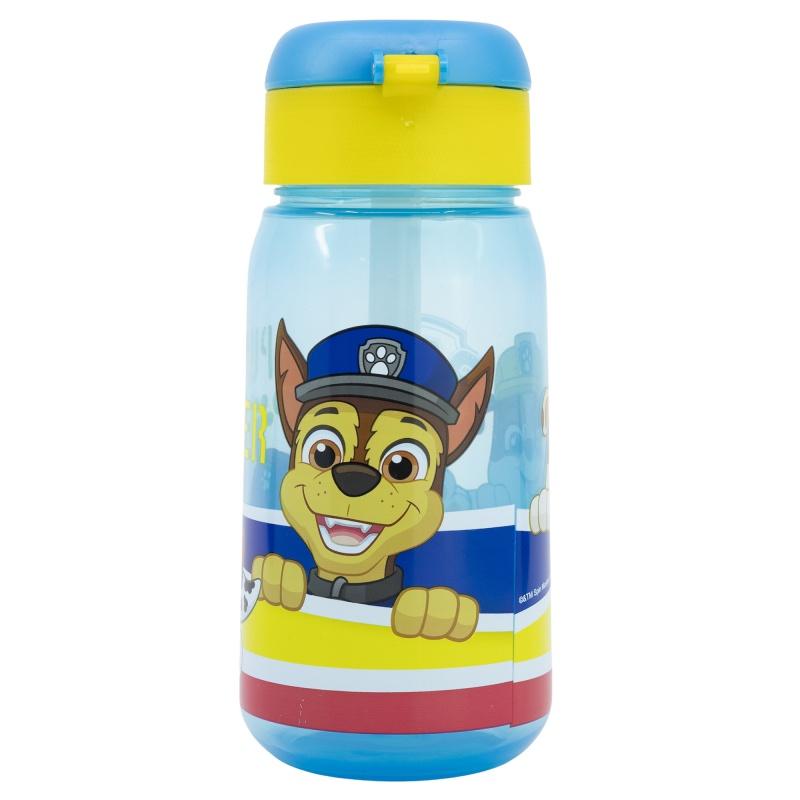 Plastová fľaša s automatickým otváraním PAW PATROL, 510ml, 74642