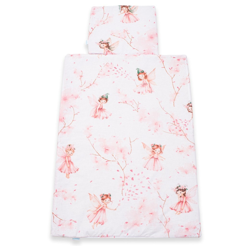 Obojstranný Set z Velvet a bavlny do kočíka New Baby Víly 2