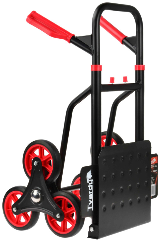 Rudlík schodišťový, nosnosť 150 kg, kolesá 150 mm, TVARDY 2