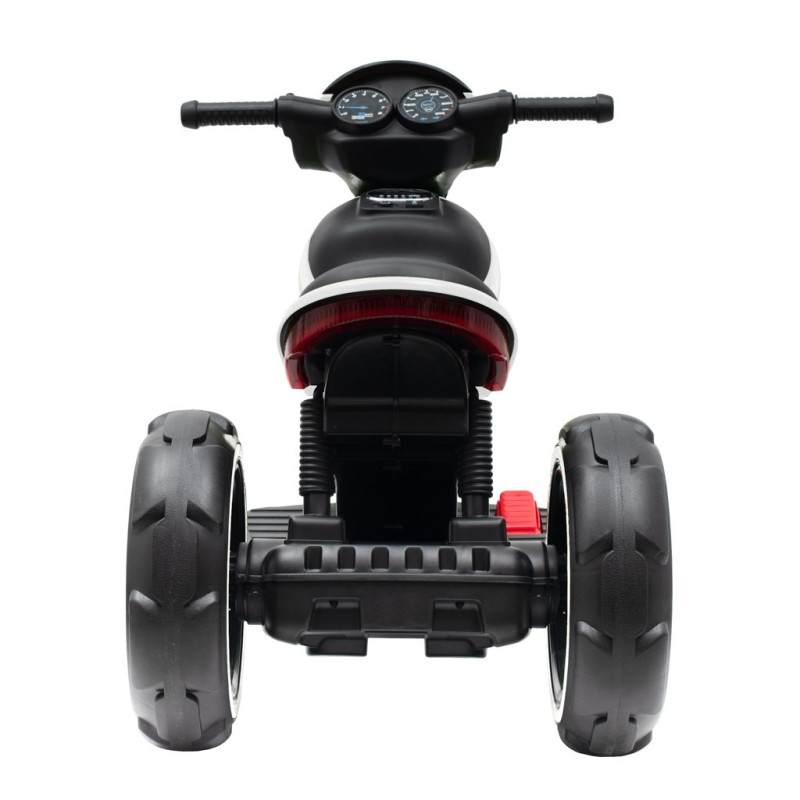 Detská elektrická motorka Baby Mix POLICE biela 3