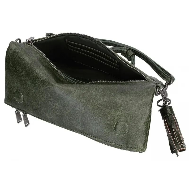 Dámska flap kabelka PEPE JEANS DONNA Green / Olivovozelená, 7275632