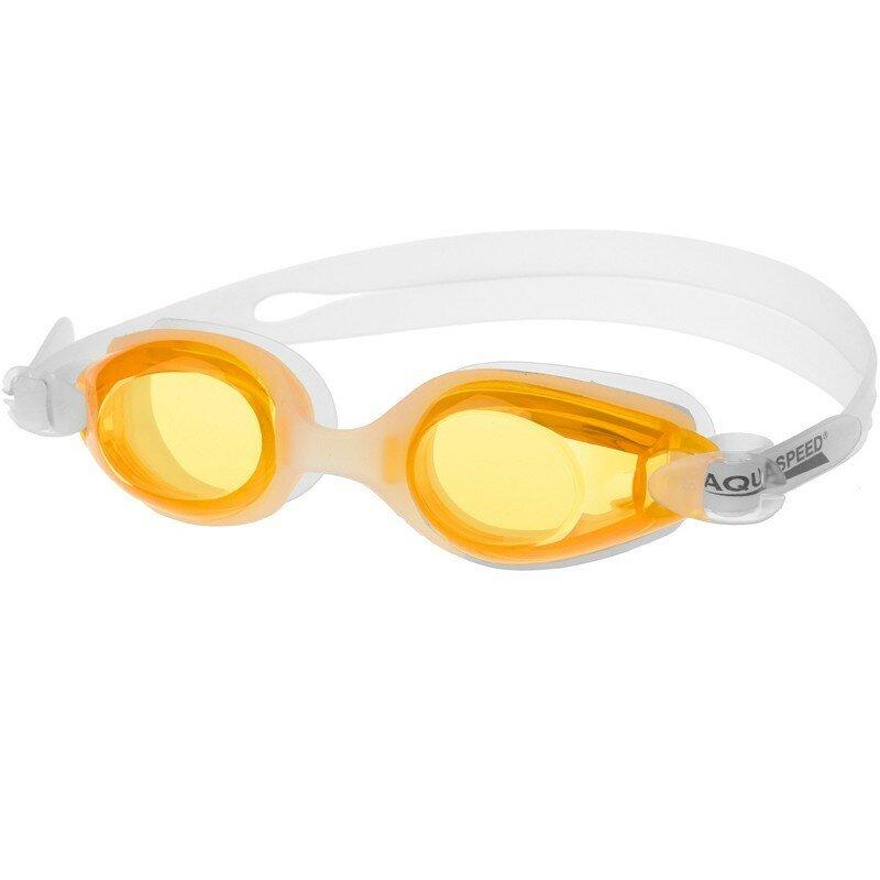 Aqua-Speed Ariadna detské plavecké okuliare biela-oranžová