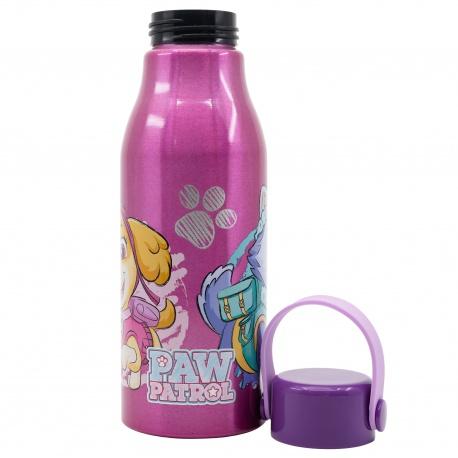 STOR Hliníková fľaša s rúčkou PAW PATROL Pink, 760ml, 74461
