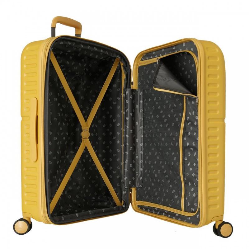 PEPE JEANS Highlight Ochre, Sada luxusných ABS cestovných kufrov 70cm/55cm, 7689523 10