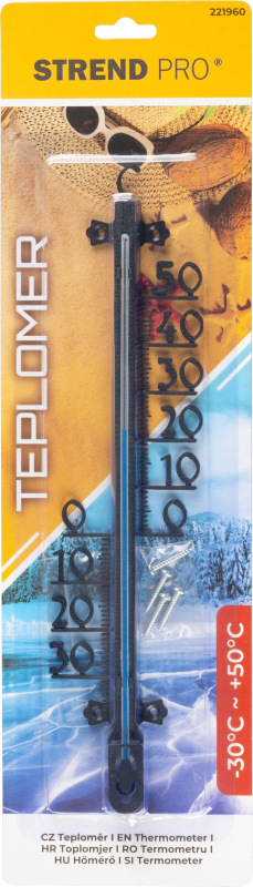 Teplomer Strend Pro TMS-154 Decora, vonkajší, na okno, 255x60x15 mm, plast 3