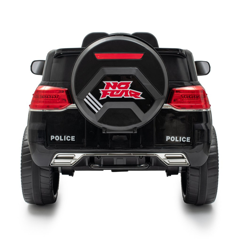 Detské elektrické autíčko Baby Mix Police 4x4 čierne (Poškodený obal) 2