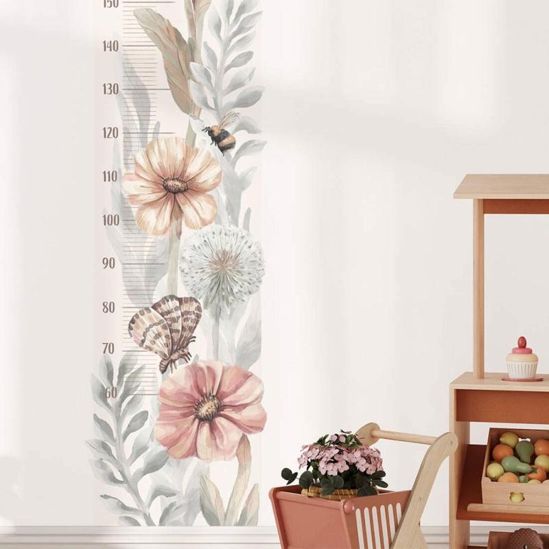 Samolepka na stenu Poľné kvety - meter