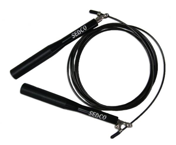 Švihadlo SEDCO JR1001 ALU + PVC 3m čierna