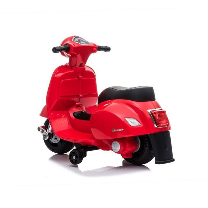 Detská elektrická motorka Baby Mix Vespa červená