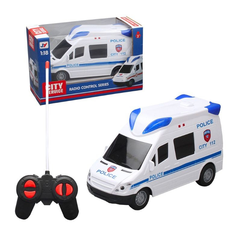 Auto policajné na diaľkové ovládanie
