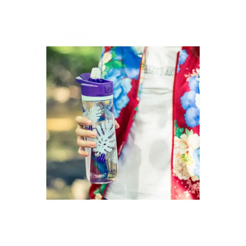 Quokka Sip, Športová plastová fľaša s výsuvným náustkom TROPICOOL 830ml, 06963