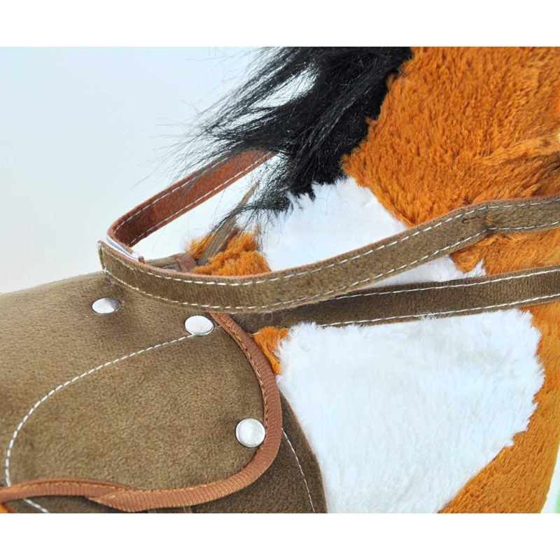 Hojdací koník s melódiou Milly Mally Jurášek svetlo hnedý 4