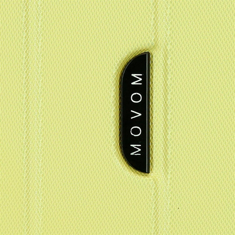 MOVOM Wood Yellow, Škrupinový cestovný kufor, 55x40x20cm, 38L, 531916B (small) 1