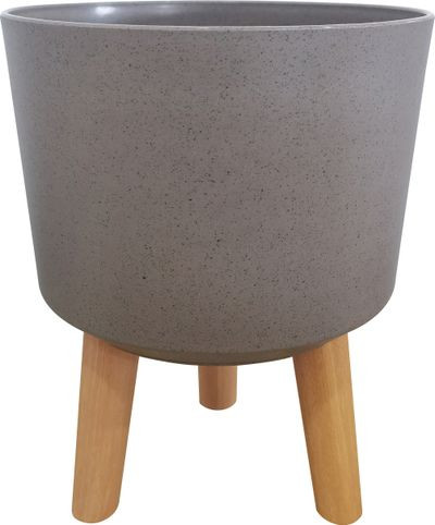 Kvetináč Strend Pro, farba Kávový prášok, 24,5x24,5x31 cm